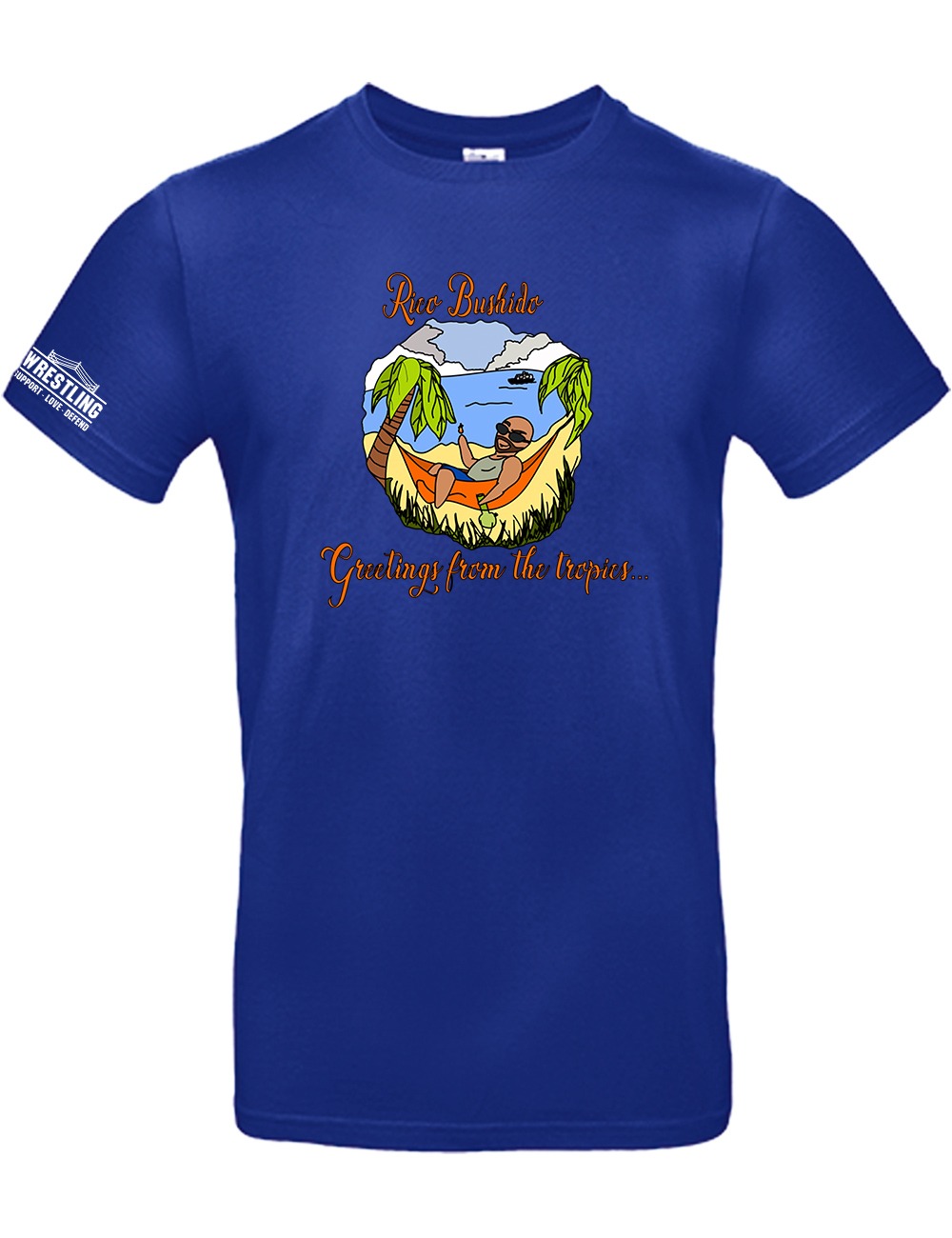 T-Shirt - Rico Bushido - Greetings from the tropics - SL-WRESTLING